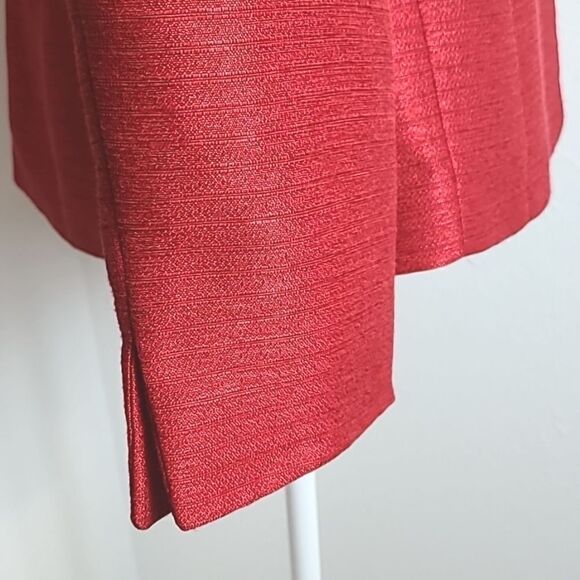 Kasper Red Buttondown Suit Jacket, Size 12 - Picture 6 of 11